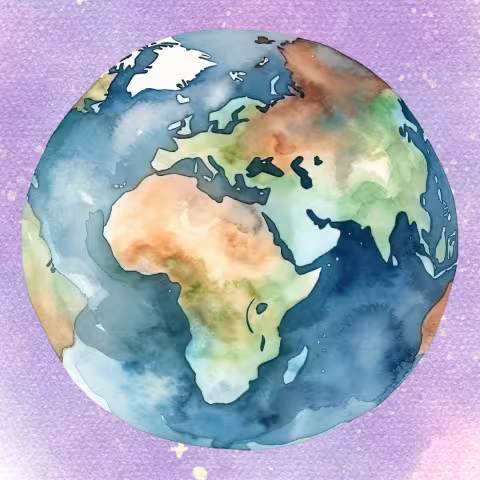 Graphic image of a world