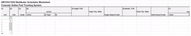 Fuel Tracking Sheet Template Example